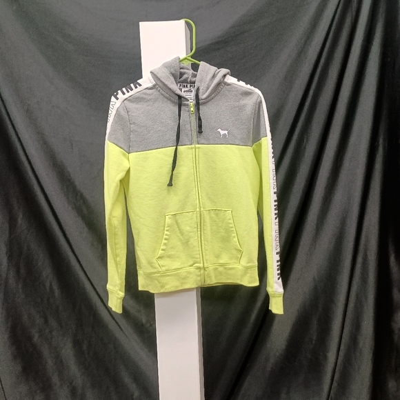 PINK Victoria's Secret Gray Hoodie - Picture 1 of 10